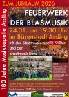 Feuerwerk der Blasmusik – Konzert am 24. Januar 2026